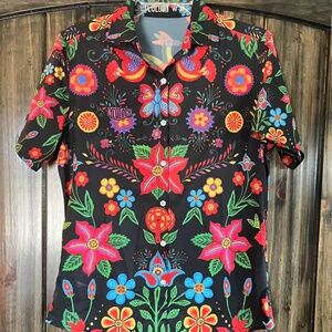 Women's Cycology MTB Jersey button down Size M